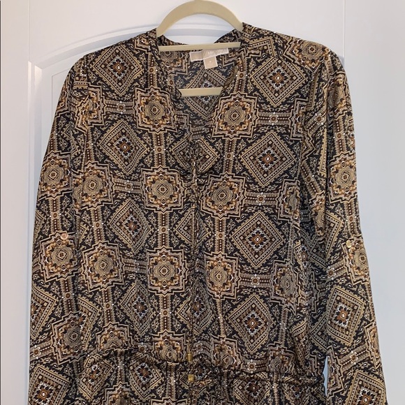 Michael Kors Sateen Tunic Top - Picture 2 of 5